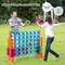 Costway Jumbo 4-to-Score 4 in A Row Game Set Indoor Outdoor Kids Adults Family Fun